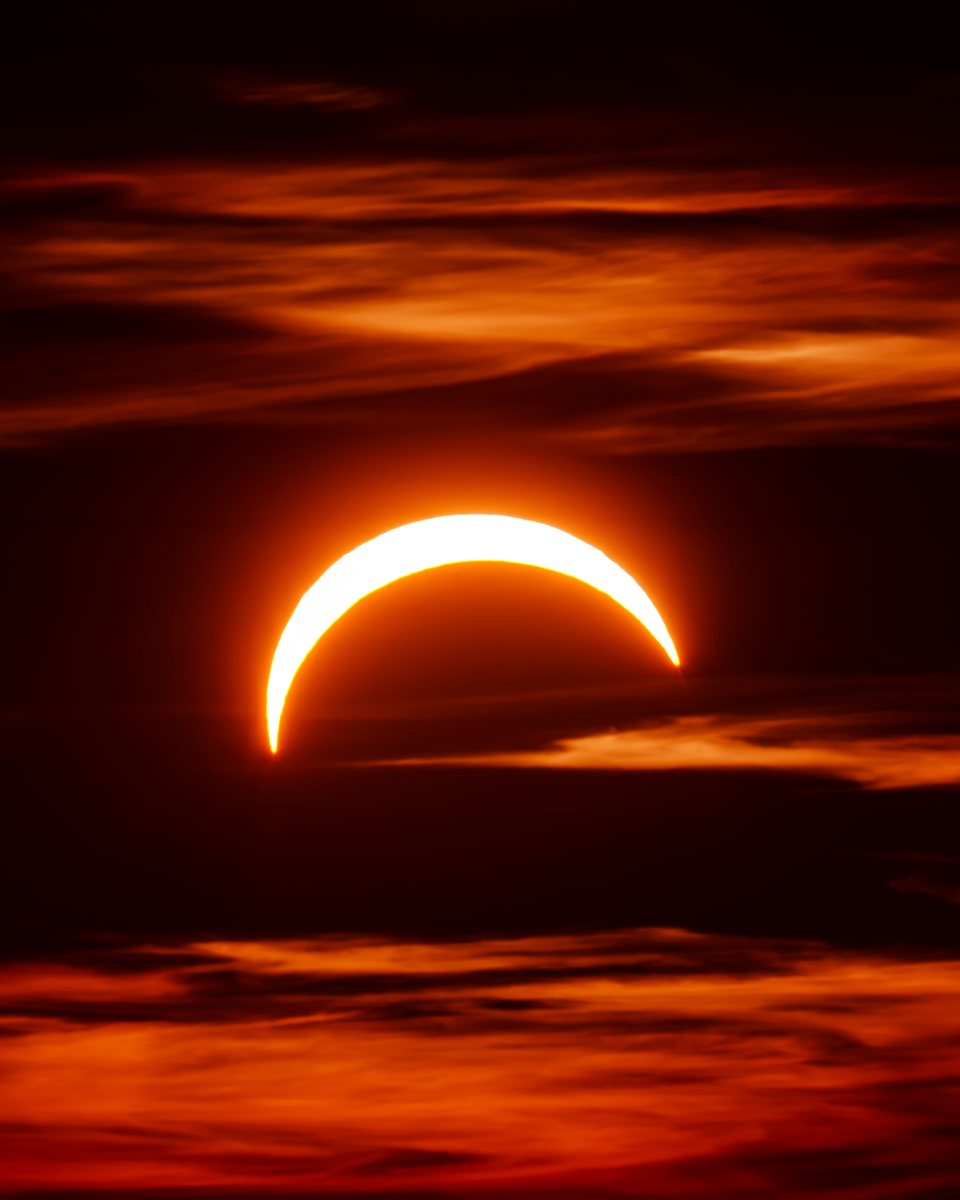 Eclipse Through Cloud